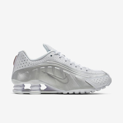 Shox R4 - Branco Prata