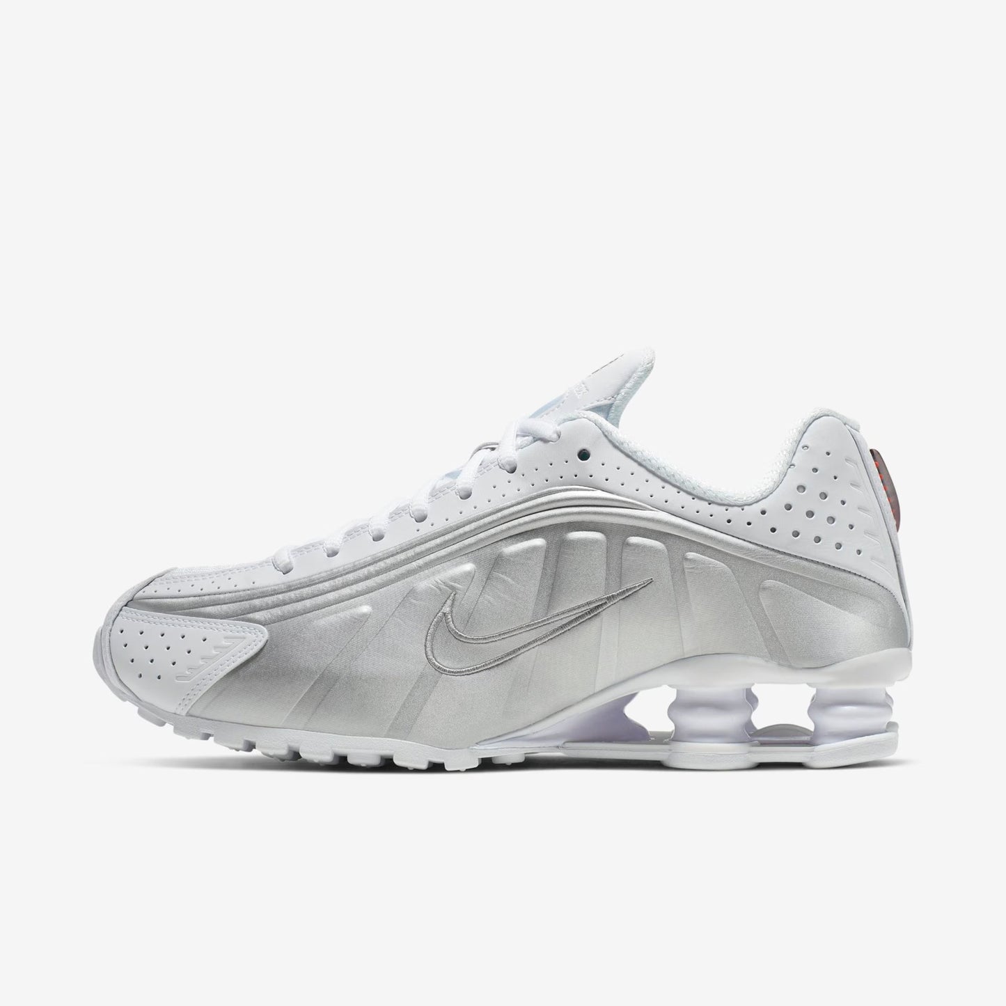 Shox R4 - Branco Prata
